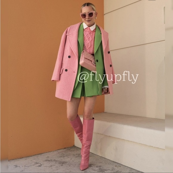 OVERSIZED DOUBLE-BREASTED COAT - Picture 3 of 16